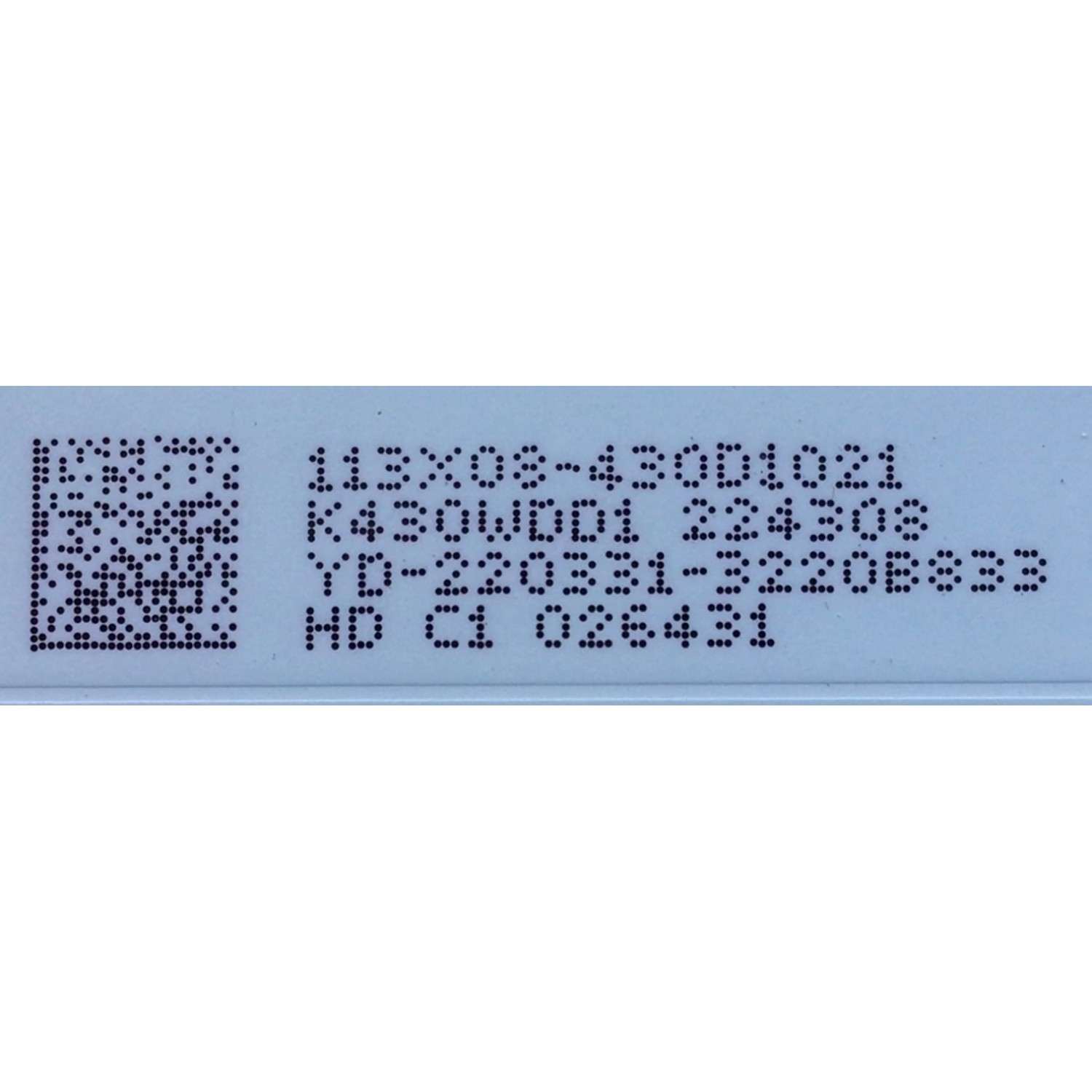 KIT DE LEDS PARA TV JVC (3 PZ) / NUMERO DE PARTE 4708K43WDD-A1117N01 / K430WDD1 A1 / 113X08-430D1021 / TD-220331-3220B833 / TSDL4700RA0 / PANEL 43FSATC-224H4099-01483E / MODELO SI43FRF - Imagen 2